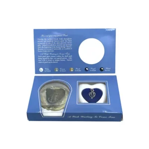 Pearlina Sterling Silver Heart Cage Locket Necklace - Image 10