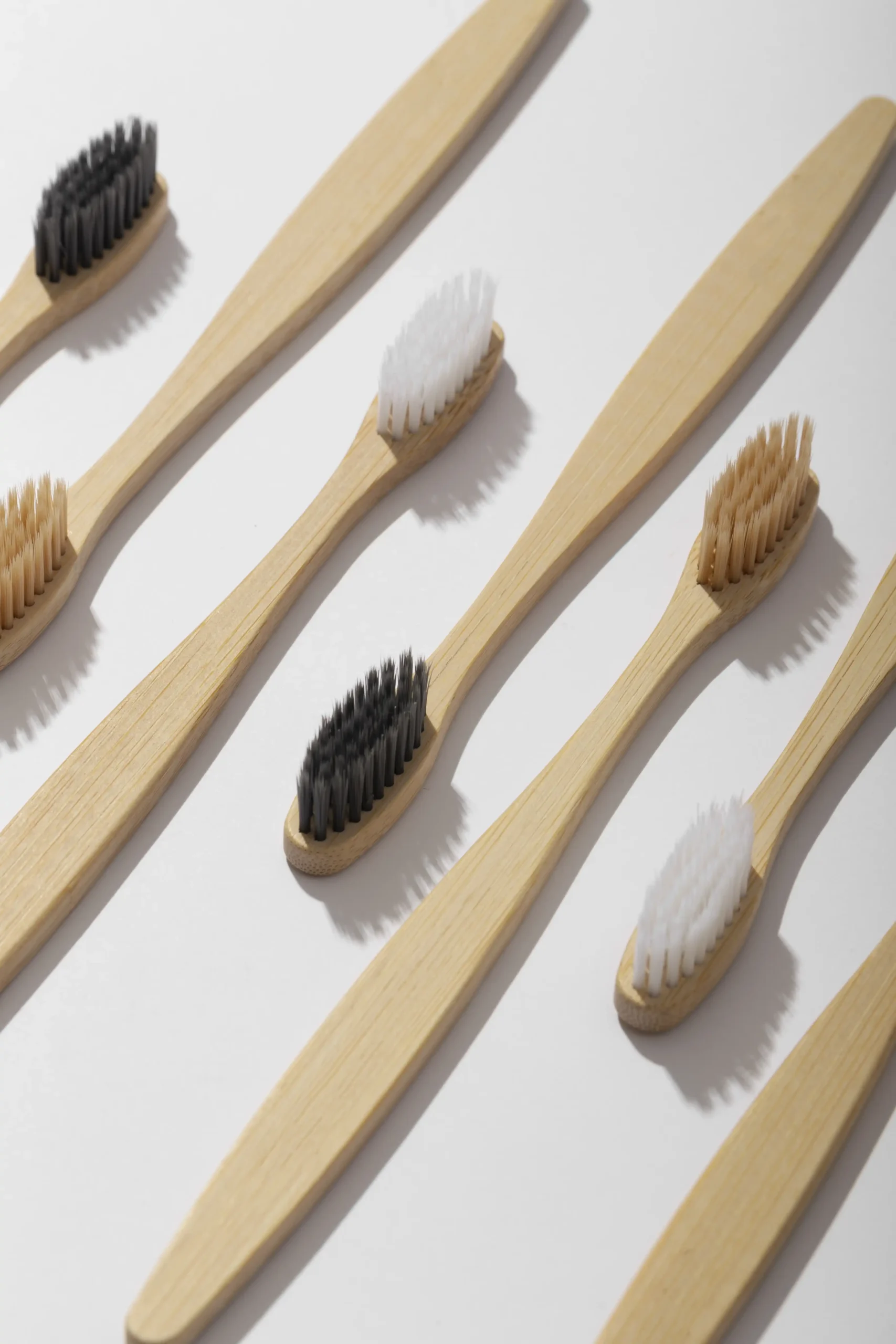 Premium Adult Bamboo Toothbrush Set – Eco-Friendly Pack of 6 (3 colour) - Image 6